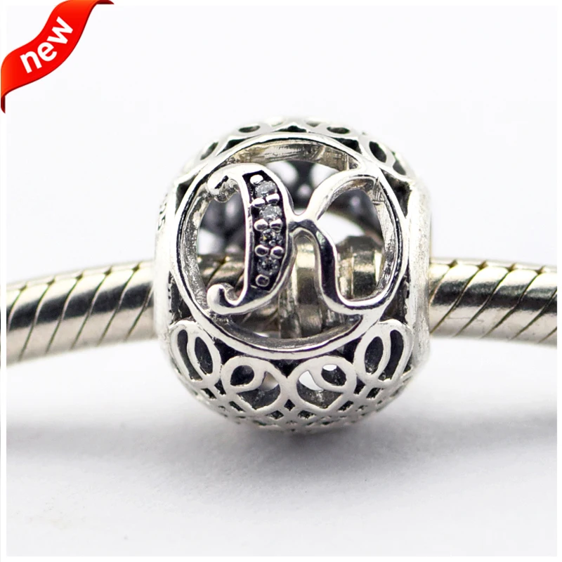 Fits for CKK Bracelets Alphabet K Charms with Clear Cubic Zirconia 100% 925 Sterling Silver Beads Free Shipping
Fits for CKK Bracelets Alphabet K Charms with Clear Cubic Zirconia 100% 925 Sterling Silver Beads Free Shipping