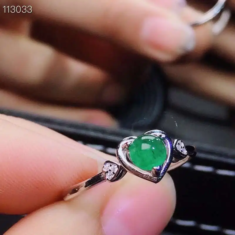 elegance Lovely romance heart Natural green Emerald ring S925 silver inlaid natural gemstone ring woman party gift fine jewelry
elegance Lovely romance heart Natural green Emerald ring S925 silver inlaid natural gemstone ring woman party gift fine jewelry