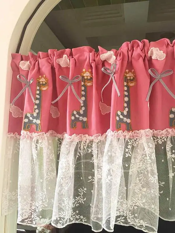 Free shipping Pink lace embroidered giraffe tulle coffee short curtain kitchen curtains for living room bedroom blinds 145*45CM
Free shipping Pink lace embroidered giraffe tulle coffee short curtain kitchen curtains for living room bedroom blinds 145*45CM