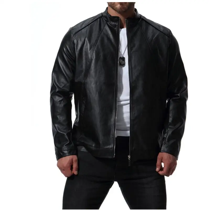 PU leather jacket men motorcycle coat mens jackets clothes personalized jaqueta de couro stage street dance rock fashion black
PU leather jacket men motorcycle coat mens jackets clothes personalized jaqueta de couro stage street dance rock fashion black