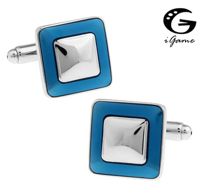 iGame Men Gift Blue Cufflinks Wholesale&retail Blue Color Copper Material Fashion Square Enamel Design
iGame Men Gift Blue Cufflinks Wholesale&retail Blue Color Copper Material Fashion Square Enamel Design