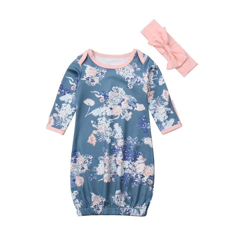Emmababy одежда для сна маленьких девочек Осеннее мягкое цветочное одеяло