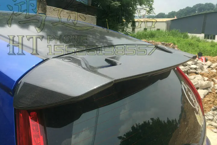 Спойлер из углеродного волокна для HONDA Fit JAZZ 2014 GK5 RS|carbon fiber spoiler|carbon spoilerspoiler for honda |