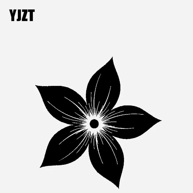YJZT 17.1CM*17.9CM Creative Overlooking Decoration Of Five Petal Flowers Car Sticker Vinyl Decal Black/Silver C23-0646
YJZT 17.1CM*17.9CM Creative Overlooking Decoration Of Five Petal Flowers Car Sticker Vinyl Decal Black/Silver C23-0646