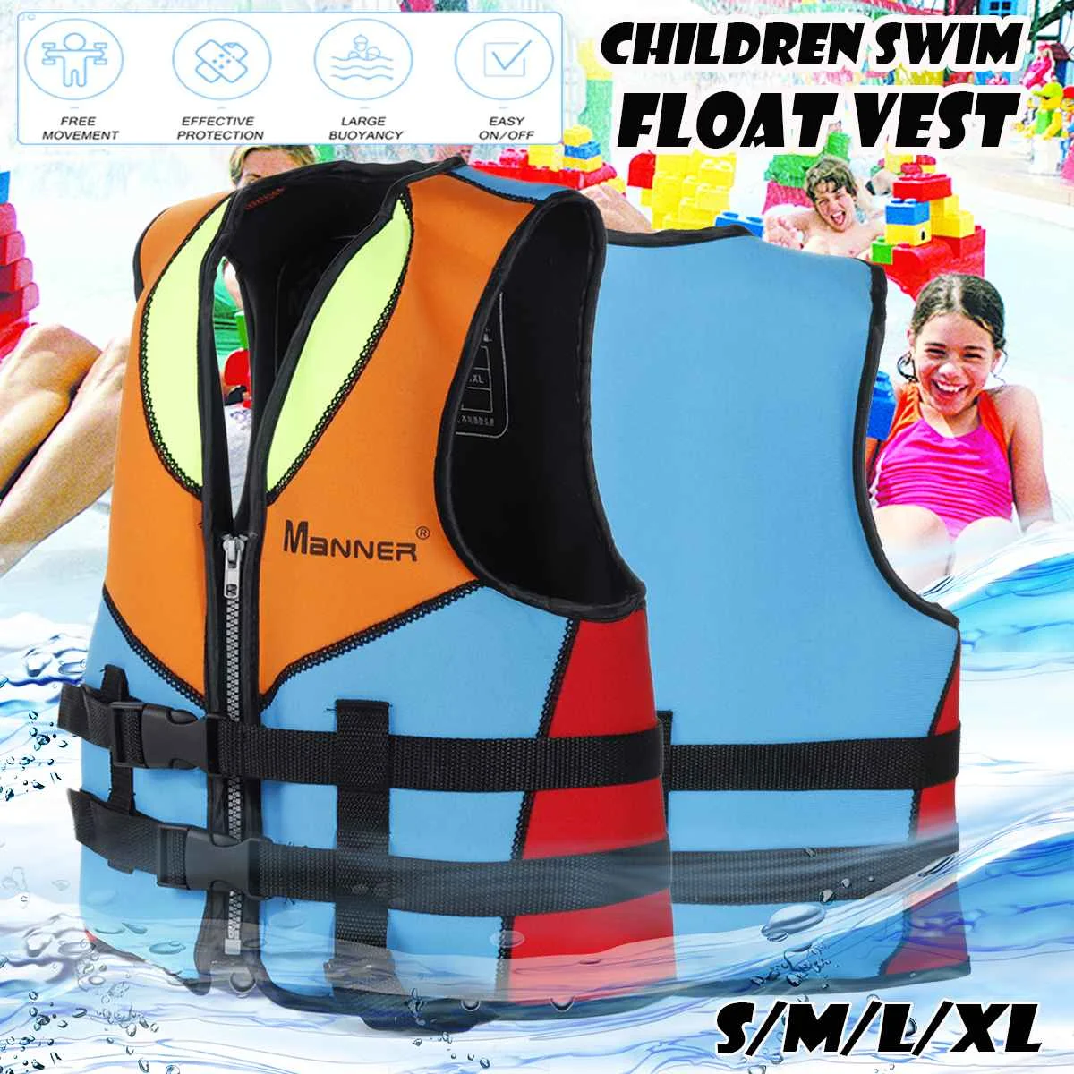 Professional Children Life Vest Jackets Neoprene Swimming Life Vest Kids Baby Learn Swimming Buoyancy Pool Float Aid Vest Safety
Professional Children Life Vest Jackets Neoprene Swimming Life Vest Kids Baby Learn Swimming Buoyancy Pool Float Aid Vest Safety