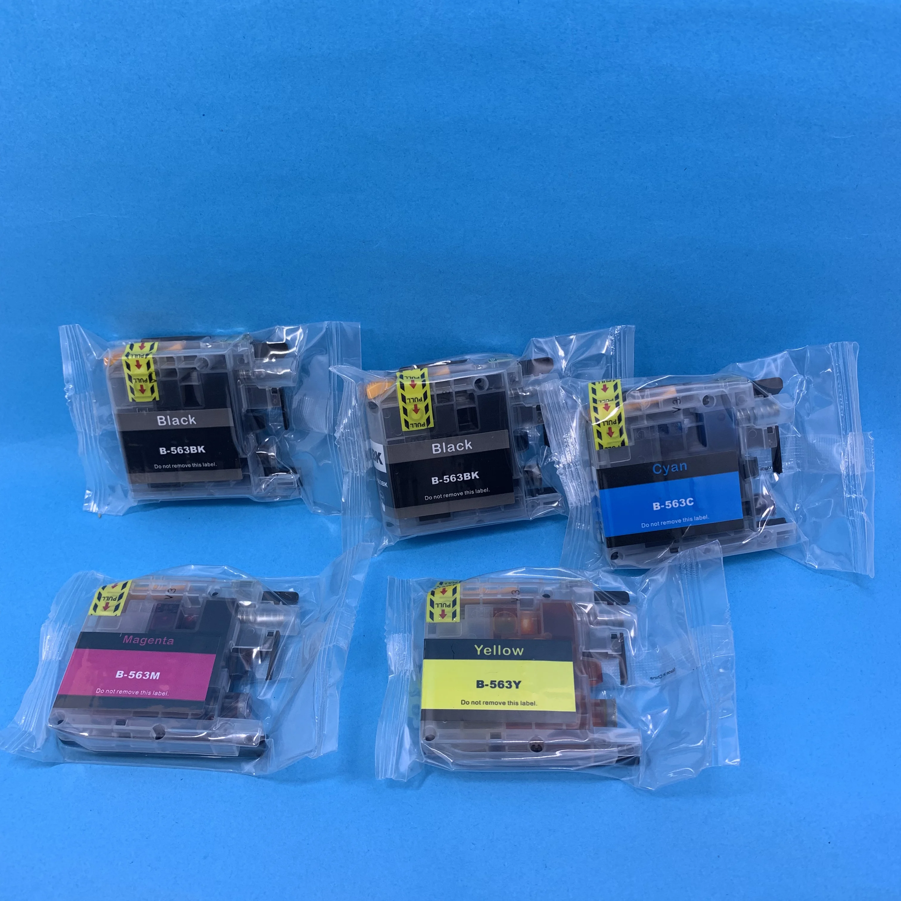 YOTAT 5pcs Compatible LC 563 Ink Cartridge LC563 for Brother MFC-J2310 MFC-J2510 MFC-J3520 MFC-J3720 printer
YOTAT 5pcs Compatible LC 563 Ink Cartridge LC563 for Brother MFC-J2310 MFC-J2510 MFC-J3520 MFC-J3720 printer