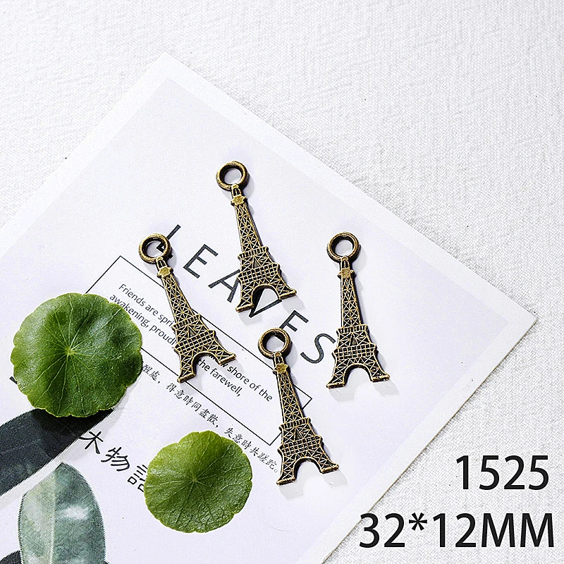 32*12mm 10pcs Double-Sided Eiffel Tower Alloy Pendant For Diy Jewelry Making 2 Colors Antique Silver Antique Bronze No.1525
32*12mm 10pcs Double-Sided Eiffel Tower Alloy Pendant For Diy Jewelry Making 2 Colors Antique Silver Antique Bronze No.1525