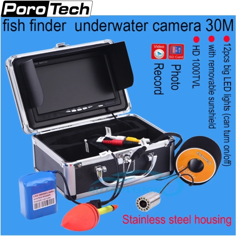 SY701 30m 1000TVL HD camera Video Fish Finder Underwater Camera 7"LCD 12 LED Professional Underwater Fishing camera+8G card free
SY701 30m 1000TVL HD camera Video Fish Finder Underwater Camera 7"LCD 12 LED Professional Underwater Fishing camera+8G card free