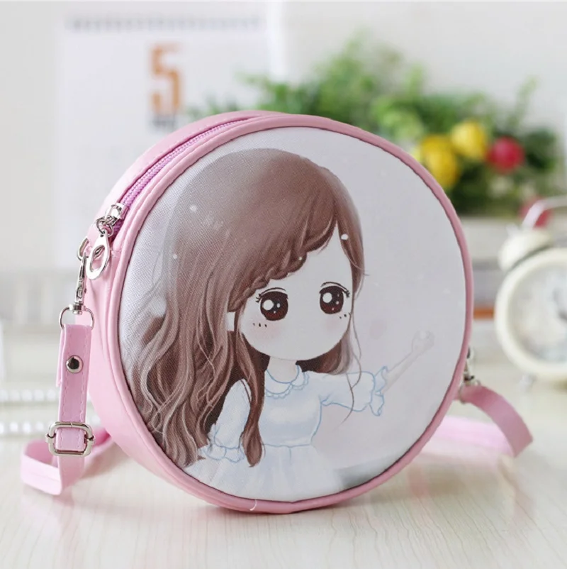Mini children shoulder round bag PU leather cartoon princess printing kids crossbody small money phone pouch for girls
Mini children shoulder round bag PU leather cartoon princess printing kids crossbody small money phone pouch for girls
