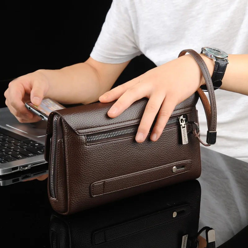 Men's clutch bag password mobile men wallet business carteira masculina anti furto zipper walletanti-theft phone bag male purse
Men's clutch bag password mobile men wallet business carteira masculina anti furto zipper walletanti-theft phone bag male purse