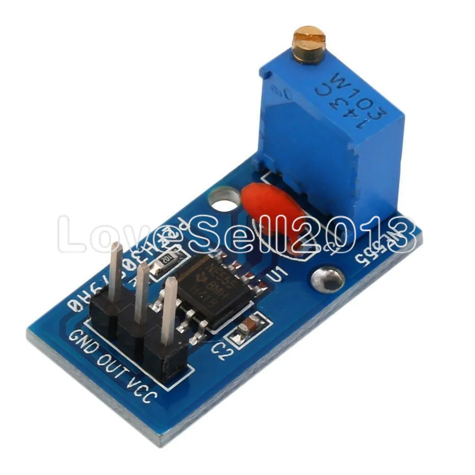 10 шт., модуль генератора импульсов с регулируемой частотой NE555 для Arduino 5 В-12 в 29*12 мм
10 шт., модуль генератора импульсов с регулируемой частотой NE555 для Arduino 5 В-12 в 29*12 мм