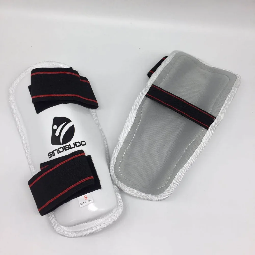 

High Quality Taekwondo Protector Shin Foot Guards Protector Kickboxing WTF ITF Approved MMA Protection Material Adult Child