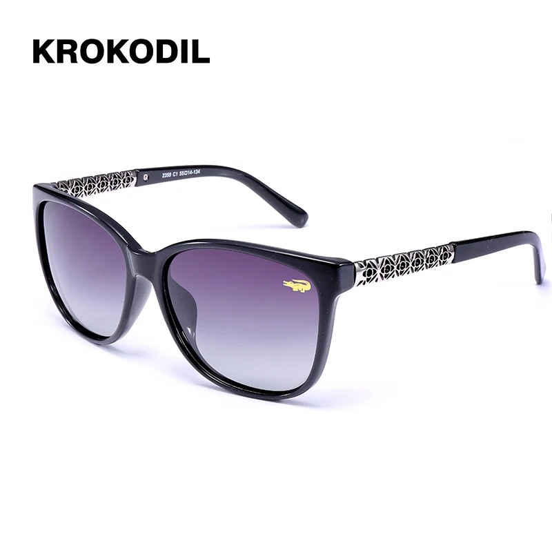 Очки солнцезащитные Krokodil поляризационные UV400 женские модные солнечные