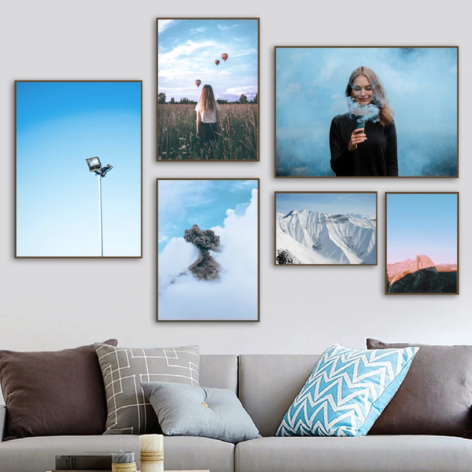 Blue Landscape Mountain Girl Wall Art Canvas Painting Nordic Posters And Prints Wall Pictures For Living Room Scandinavian Decor
Blue Landscape Mountain Girl Wall Art Canvas Painting Nordic Posters And Prints Wall Pictures For Living Room Scandinavian Decor