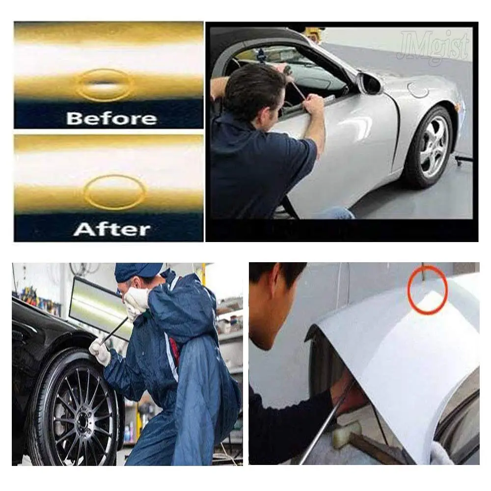 Rods Tools Paintless Dent Repair Kits with 8 Taper Head and S-Hook for Car Auto Body Dents Hail Damage Removal Set Stainless
Rods Tools Paintless Dent Repair Kits with 8 Taper Head and S-Hook for Car Auto Body Dents Hail Damage Removal Set Stainless