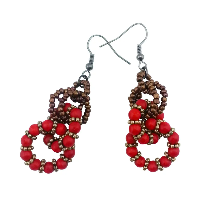 Original handmade ethnic woman drop earrings red coral balls fashion sweet personality ladies jewelry female daily accessories
Original handmade ethnic woman drop earrings red coral balls fashion sweet personality ladies jewelry female daily accessories