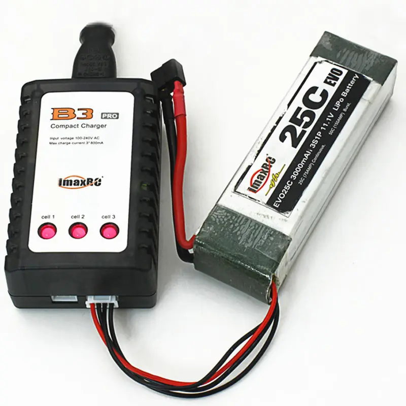 Компактное зарядное устройство iMaxRC iMax B3 LiPo Akku с балансировкой мощности для