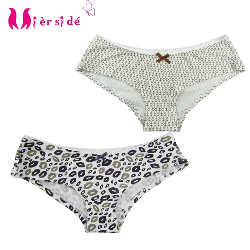 Mierside 2 Pieces Girls' Underwear Printing Panties Briefs 95% cotton 5% spandex XS/S/M size
Mierside 2 Pieces Girls' Underwear Printing Panties Briefs 95% cotton 5% spandex XS/S/M size