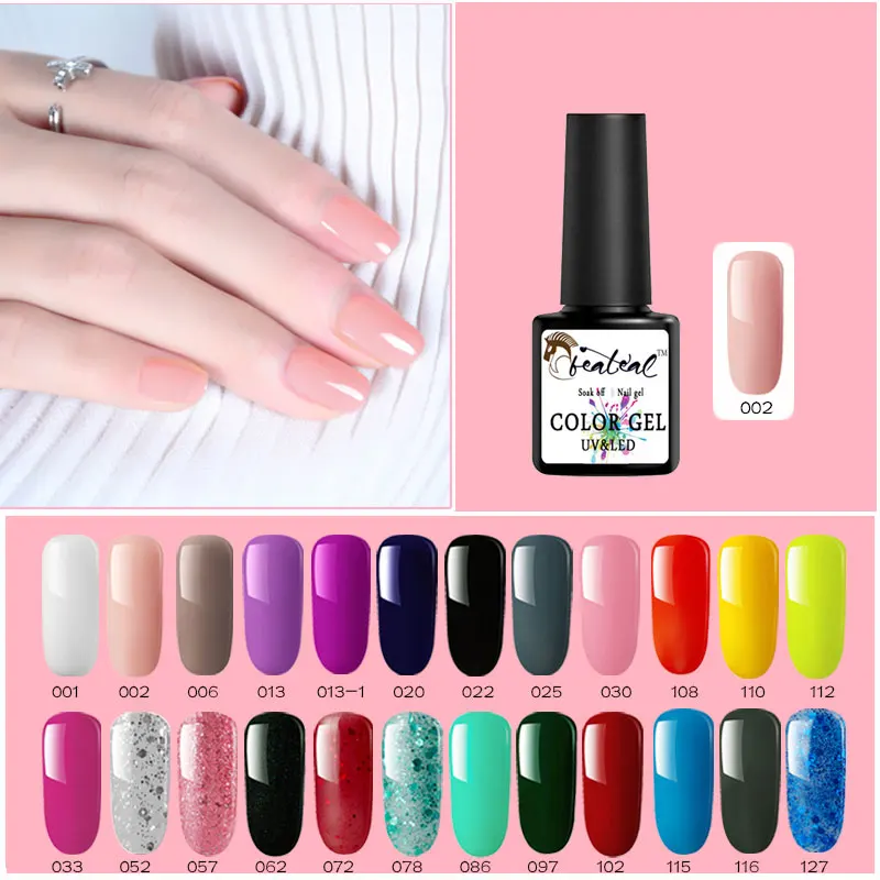 Beateal 54 Цвета Гель-лак для ногтей светодиодный Ультрафиолетовый гель Lucky Nail Art Vernis