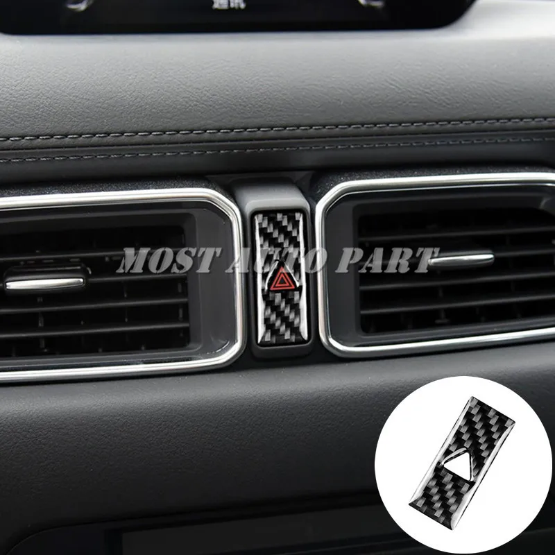 Carbon Fiber Console Warning Lamp Button Trim Cover For Mazda CX-8 2018-2021 Car accesories interior Car decoration
Carbon Fiber Console Warning Lamp Button Trim Cover For Mazda CX-8 2018-2021 Car accesories interior Car decoration