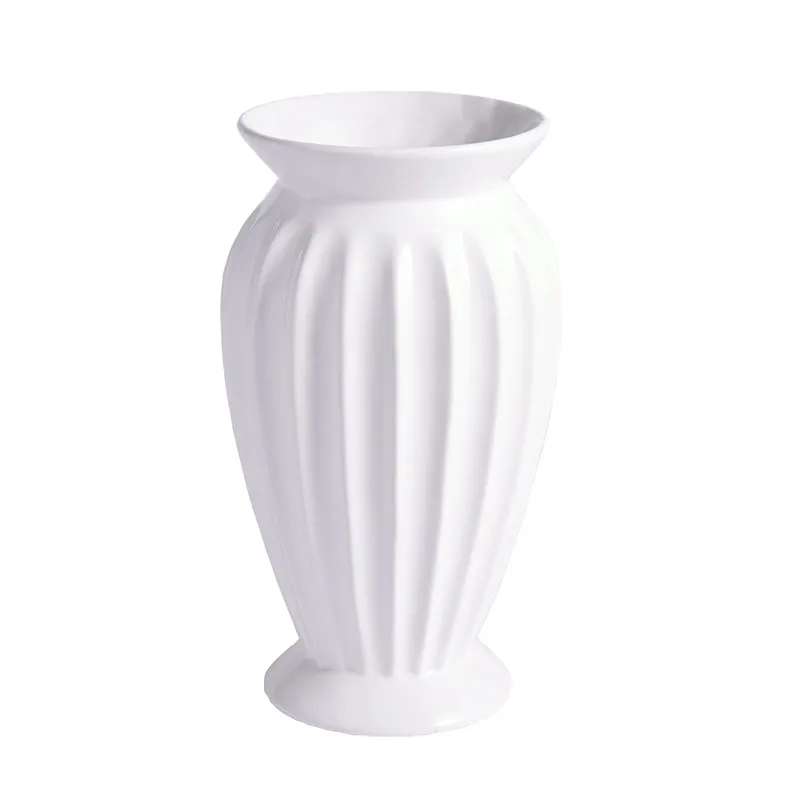 Modern Minimalist Ceramic Flower Vase Ornaments Creative Tabletop Flower White Vase Wedding Home Decor Ceramic Vase R706
Modern Minimalist Ceramic Flower Vase Ornaments Creative Tabletop Flower White Vase Wedding Home Decor Ceramic Vase R706