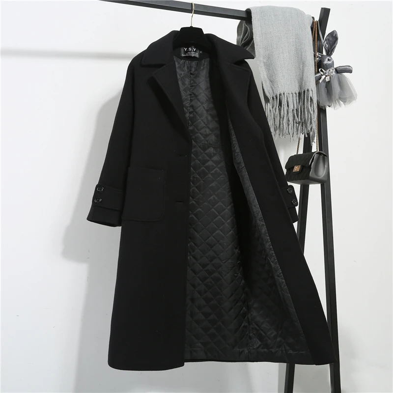 Brand Woolen coat women's winter medium long loose long-sleeved Nizi large size pocket windbreaker jacket female ODFVEBX
Brand Woolen coat women's winter medium long loose long-sleeved Nizi large size pocket windbreaker jacket female ODFVEBX