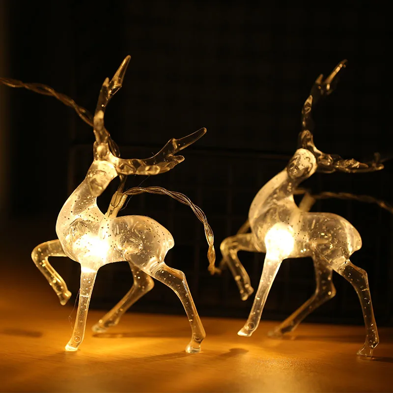 10 Led Transparent Sika Deer Battery USB String Lights 1m guirlande LED noel Decoration For Christmas Garland On The Window
10 Led Transparent Sika Deer Battery USB String Lights 1m guirlande LED noel Decoration For Christmas Garland On The Window