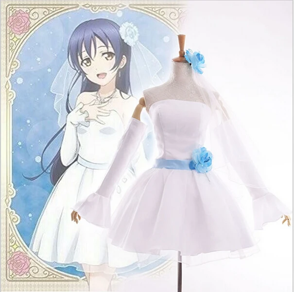 Love Live! School Idol Project Awakening Bridesmaid Umi Sonoda Cosplay White Wedding Dress Mini Dress Love Live Cosplay Costume
Love Live! School Idol Project Awakening Bridesmaid Umi Sonoda Cosplay White Wedding Dress Mini Dress Love Live Cosplay Costume