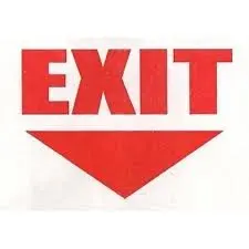 150x90mm EXIT guide Self adhesive label sticker,product code PL28, free shipping
150x90mm EXIT guide Self adhesive label sticker,product code PL28, free shipping