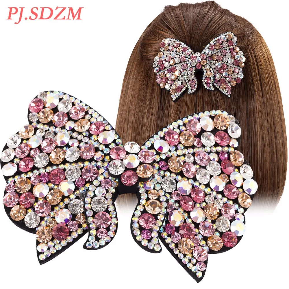 PJ.SDZM Girl Big Bow Hair Pin Shiny CZ Crystal Hair Clip Luxury Rhinestone Butterfly Hairpins Fashion Bowknot Barrettes
PJ.SDZM Girl Big Bow Hair Pin Shiny CZ Crystal Hair Clip Luxury Rhinestone Butterfly Hairpins Fashion Bowknot Barrettes