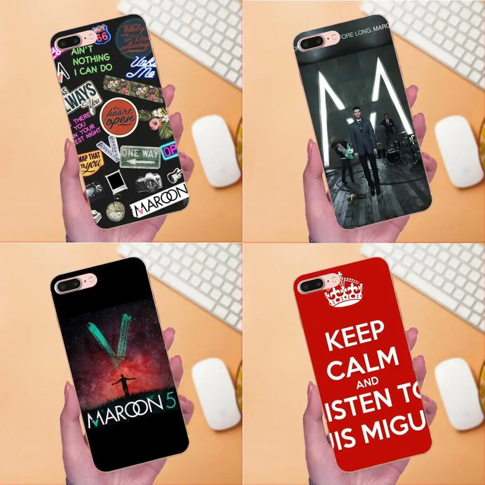 Maroon 5 для Sony Xperia Z Z1 Z2 Z3 Z4 Z5 compact Mini M2 M4 M5 T3 E3 E5 XA XA1 XZ Премиум ТПУ чехлы|Чехлы-накладки| |