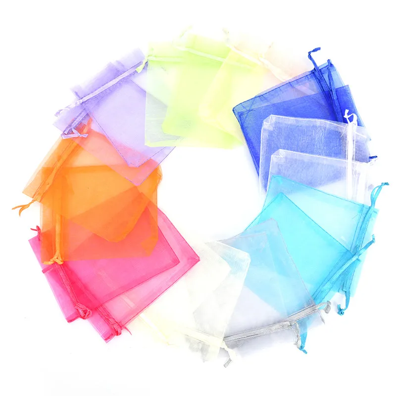 50pcs/pack 7x9 8x10 10x12cm Organza Bags Jewelry Packaging Bags Wedding Party Gift Bags & Pouches
50pcs/pack 7x9 8x10 10x12cm Organza Bags Jewelry Packaging Bags Wedding Party Gift Bags & Pouches