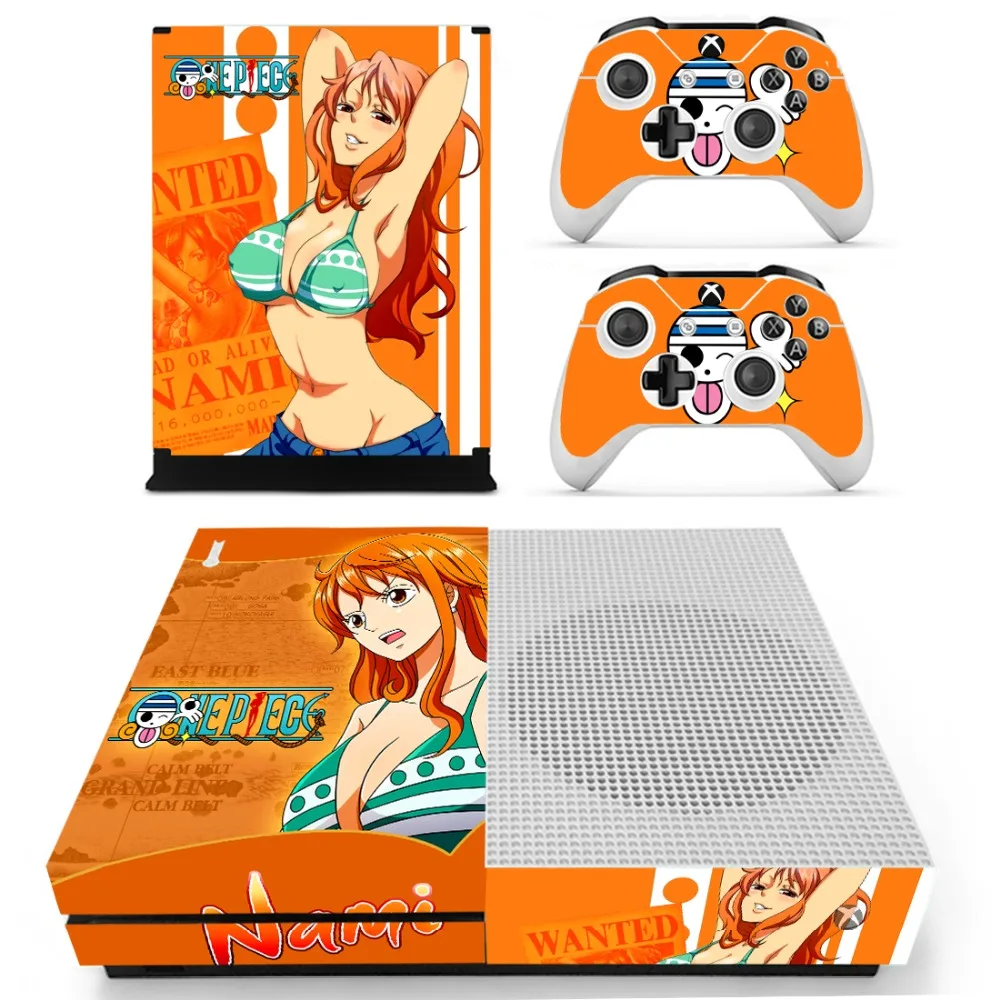 Anime One Piece Luffy Skin Sticker Decal For Xbox S Console and Controllers for Slim Stickers Vinyl | Электроника
