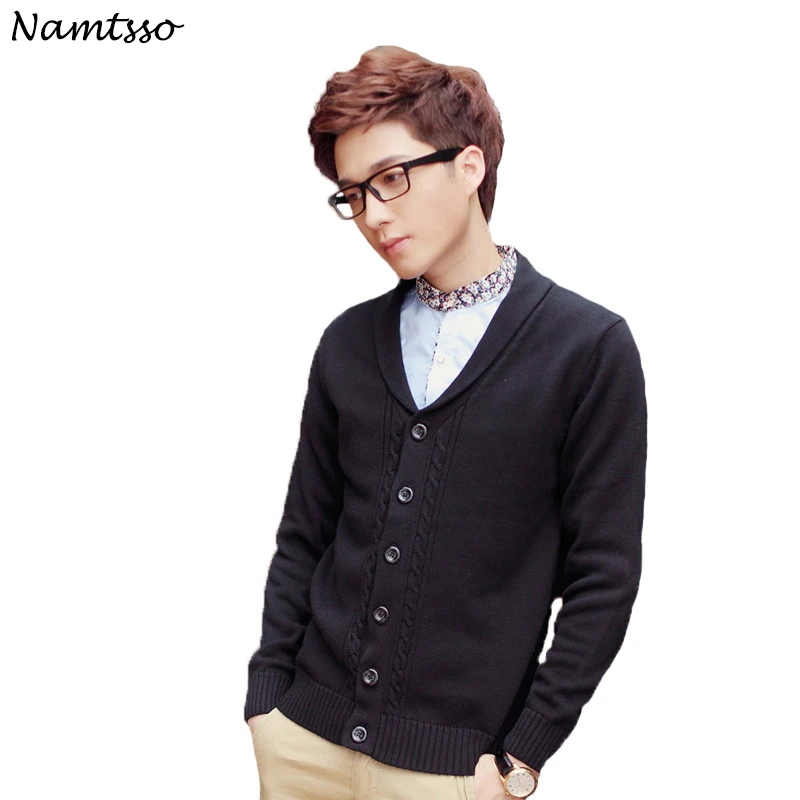 100% Cotton Knit Cardigan Men's 2021 Autumn Winter Long sleeve solid color turndown collar Thick weater base top Clothing 152
100% Cotton Knit Cardigan Men's 2021 Autumn Winter Long sleeve solid color turndown collar Thick weater base top Clothing 152