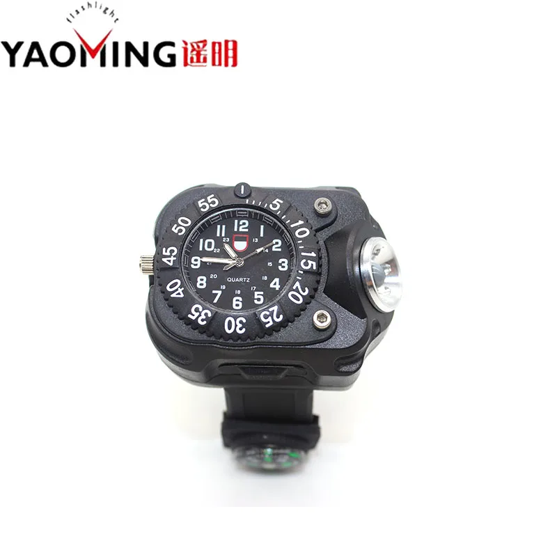 Новый дизайн CREE Q5 5 Режим LED наручные часы фонарик USB зарядка велосипедный фонарь