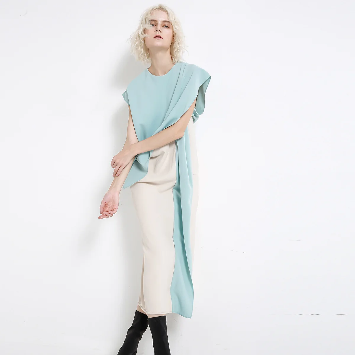 New summer dress 2020 women korean fashion color patchwork casual ladies elegant long dresses
New summer dress 2020 women korean fashion color patchwork casual ladies elegant long dresses