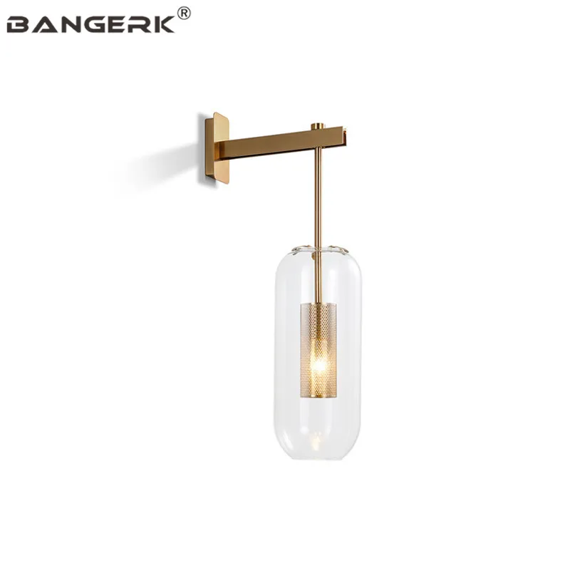 Nordic Loft Style Sconce Wall Light LED Modern Gold Iron Glass Bedroom Bedside Wall Lamp Home Decor Lighting Fixtures Lampara
Nordic Loft Style Sconce Wall Light LED Modern Gold Iron Glass Bedroom Bedside Wall Lamp Home Decor Lighting Fixtures Lampara