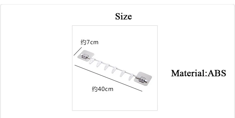 Kitchen Gabgets Cupboard 6 Hook Home Organizer Storage Rack Pantry Chest Tools Towels Hanger Wardrobe Towel Rack Storage Shelf
Kitchen Gabgets Cupboard 6 Hook Home Organizer Storage Rack Pantry Chest Tools Towels Hanger Wardrobe Towel Rack Storage Shelf