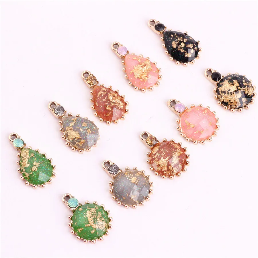 DIY accessories alloy inlaid gold diamond earrings necklace pendant pendant drop round
DIY accessories alloy inlaid gold diamond earrings necklace pendant pendant drop round