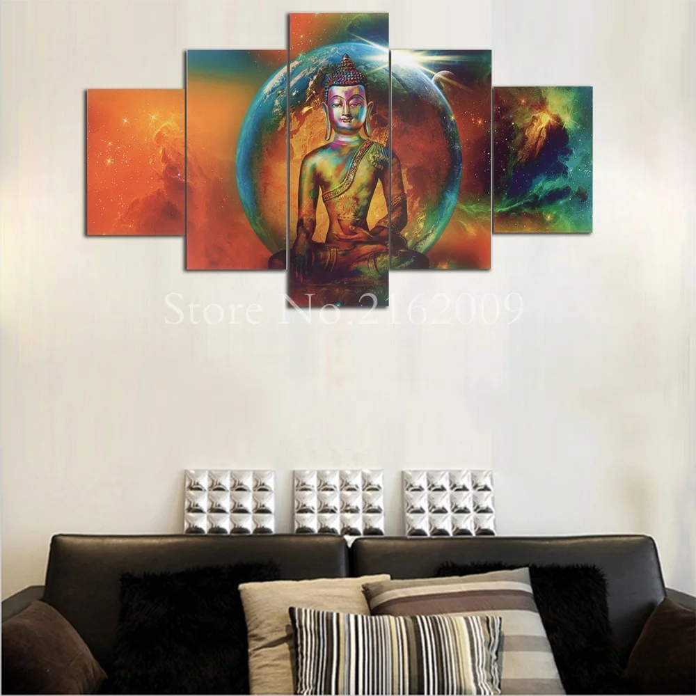 Modern Canvas Frame HD Printed Living Room Pictures 5 Panel Portrait Buddha Modular Painting Wall Art Home Decor Poster
Modern Canvas Frame HD Printed Living Room Pictures 5 Panel Portrait Buddha Modular Painting Wall Art Home Decor Poster