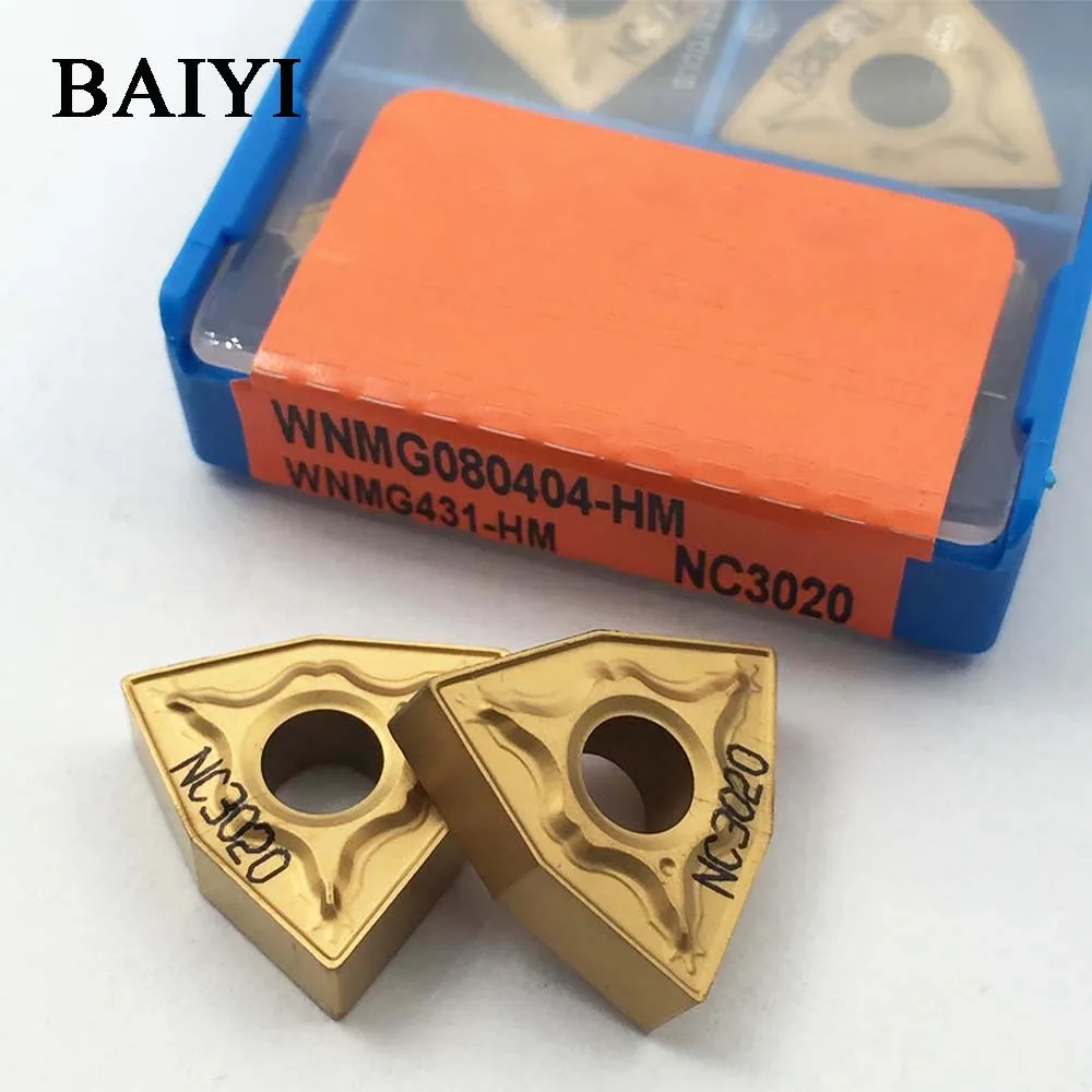 10pcs WNMG080404-HM NC3020 Turning Carbide insert blade for steel tips for MWLNR/WWLNR/DWLNR Holder
10pcs WNMG080404-HM NC3020 Turning Carbide insert blade for steel tips for MWLNR/WWLNR/DWLNR Holder
