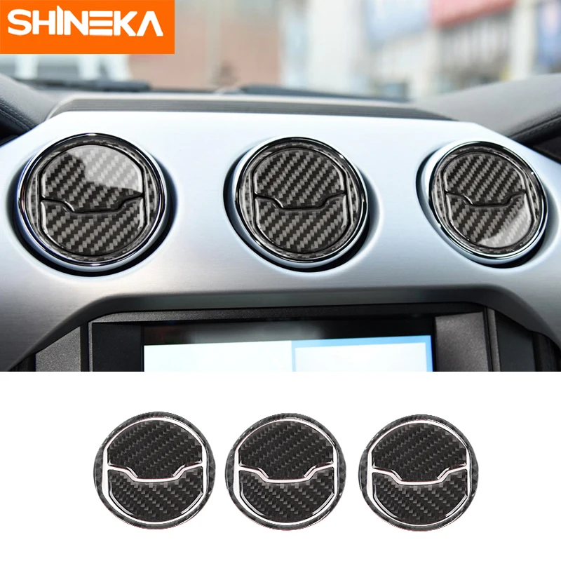 Interior Mouldings for Ford Mustang Carbon Fiber Central Air Conditioner Outlet AC frame sticker for Ford Mustang 2015 2016 2017
Interior Mouldings for Ford Mustang Carbon Fiber Central Air Conditioner Outlet AC frame sticker for Ford Mustang 2015 2016 2017