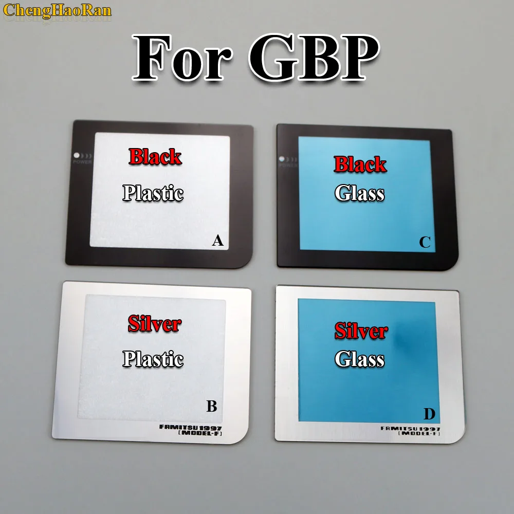 ChengHaoRan 1PC High quality Gold Black Silver For GBP Protective Lamp Hole Plastic Glass Screen Lens for Nintend GameBoy Pocket
ChengHaoRan 1PC High quality Gold Black Silver For GBP Protective Lamp Hole Plastic Glass Screen Lens for Nintend GameBoy Pocket