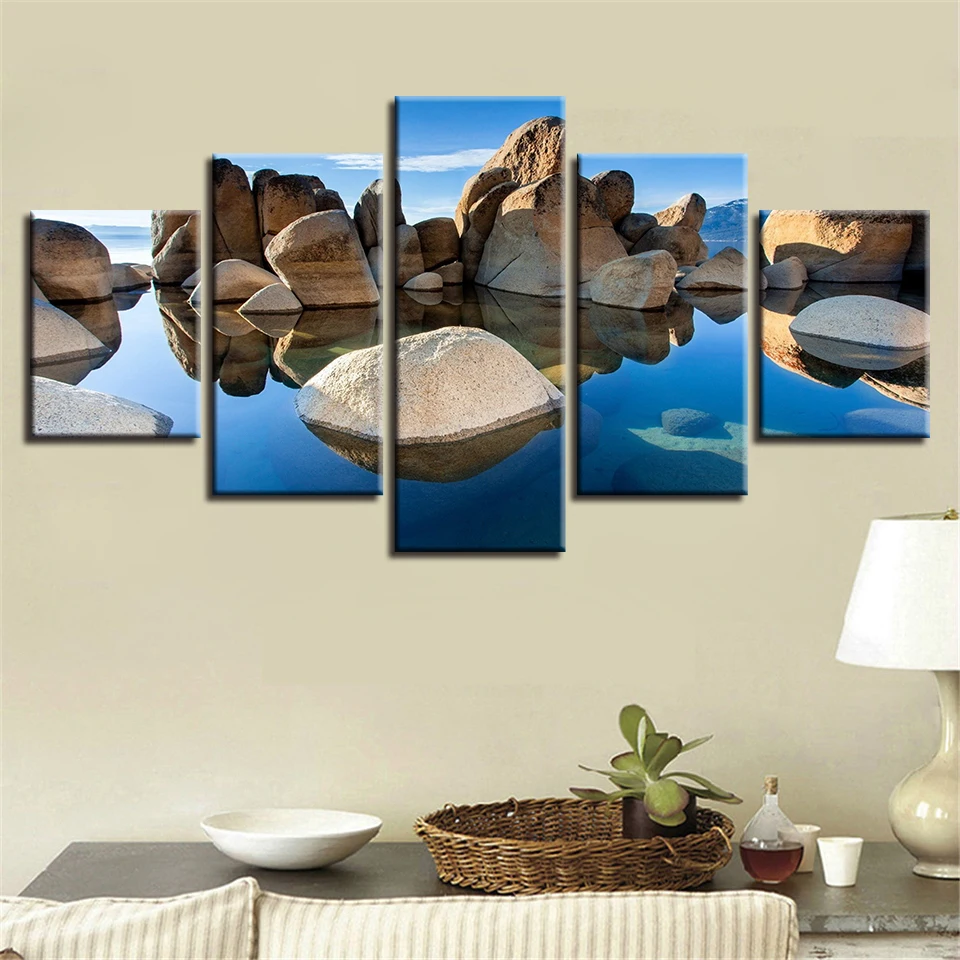 Canvas Painting Decor Home For Living Room Wall 5 Pieces Stone Blue Sky White Cloud Scenery Pictures Modular HD Prints Art Frame
Canvas Painting Decor Home For Living Room Wall 5 Pieces Stone Blue Sky White Cloud Scenery Pictures Modular HD Prints Art Frame