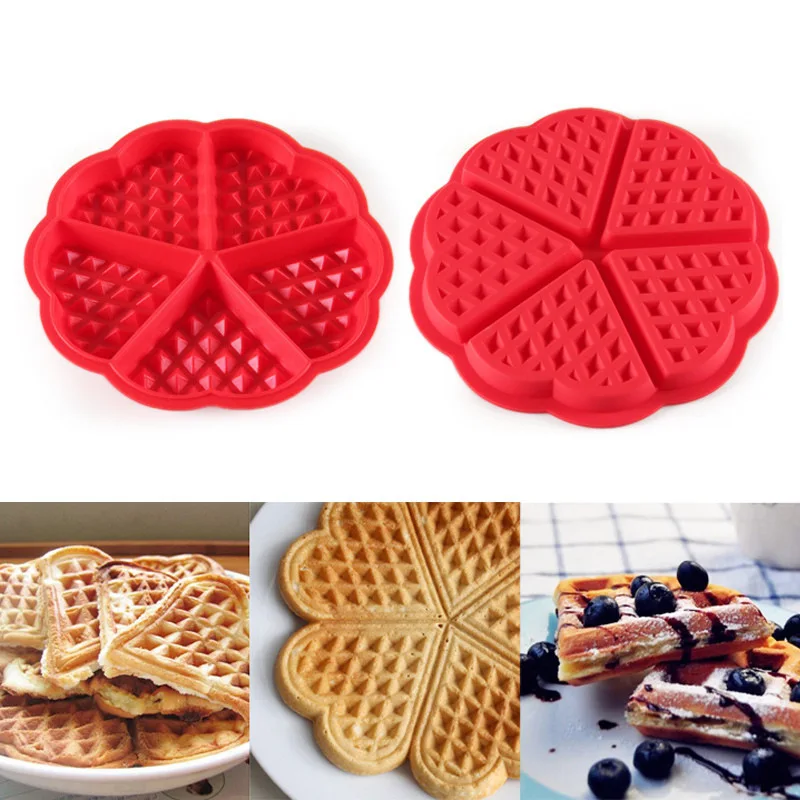 Non-stick Heart Shape Waffle Mold Food Grade Silicone Cake Mould High-temperature Kitchen Mold Makers DIY Baking Tool Bakeware
Non-stick Heart Shape Waffle Mold Food Grade Silicone Cake Mould High-temperature Kitchen Mold Makers DIY Baking Tool Bakeware