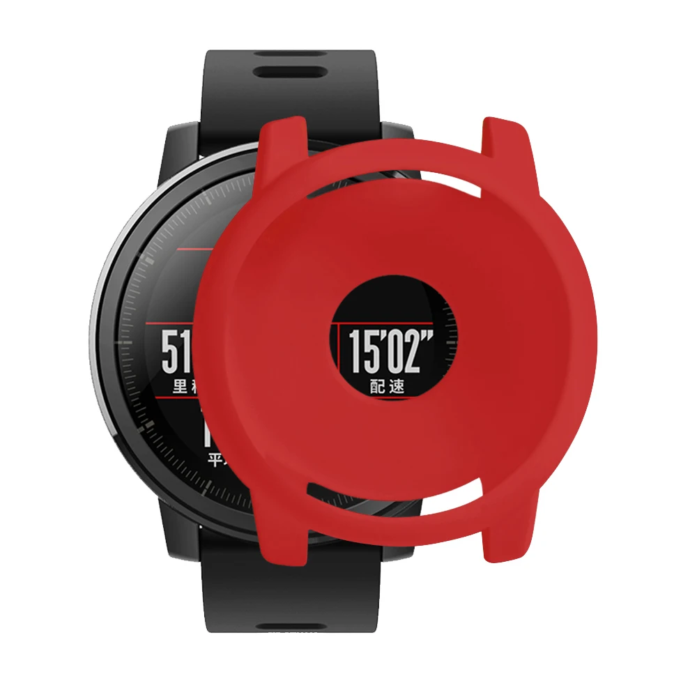 Силиконовый защитный чехол для Xiaomi Huami Amazfit 2/2S Stratos защитная рамка смарт-часов 2 |