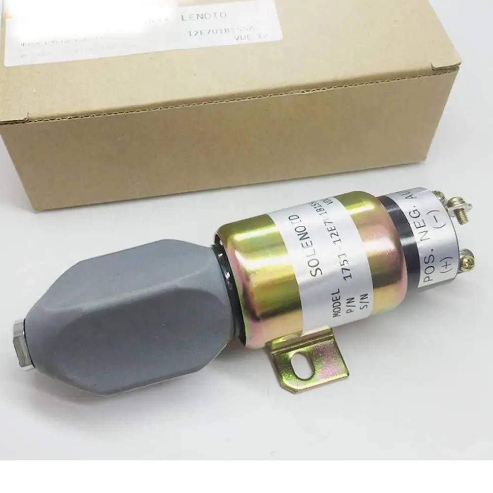 Shut Down Solenoid 1751-12E7U1S1S5A , 1751-12E7U1B1S5A Fuel Stop Shut Off Solenoid Valve For Cummins 12V SA-3766-T
Shut Down Solenoid 1751-12E7U1S1S5A , 1751-12E7U1B1S5A Fuel Stop Shut Off Solenoid Valve For Cummins 12V SA-3766-T