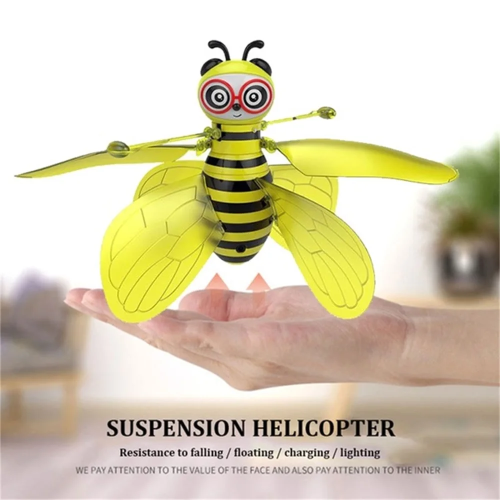 Baby Funny Toys Flying Bee Aircraft Hand Controlled Helicopter Induction Flying Aircraft Anti-Collision Toys For Children Kids
Baby Funny Toys Flying Bee Aircraft Hand Controlled Helicopter Induction Flying Aircraft Anti-Collision Toys For Children Kids