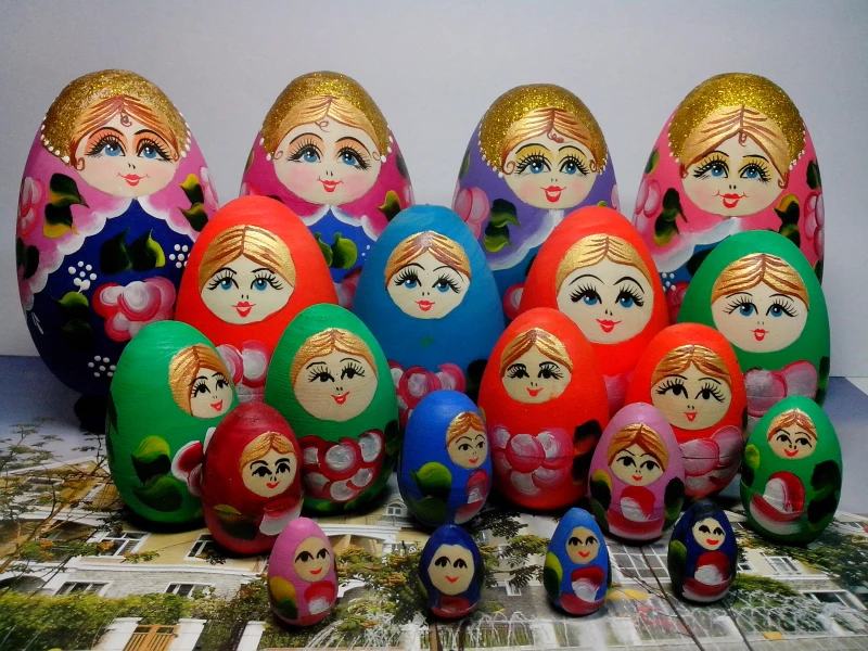 6pcs/ Set Lovely Unpainted DIY Blank Wooden Embryos Russian Nesting Matryoshka Dolls Toys for Kids Children Gift
6pcs/ Set Lovely Unpainted DIY Blank Wooden Embryos Russian Nesting Matryoshka Dolls Toys for Kids Children Gift