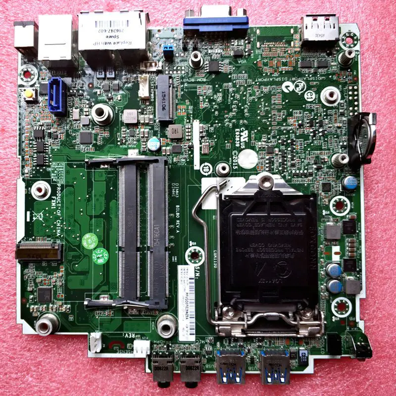 Hp 800 G1 DM Desktop Board LGA1150 DDR3 796247-001 796247-501 100% working properly
Hp 800 G1 DM Desktop Board LGA1150 DDR3 796247-001 796247-501 100% working properly
